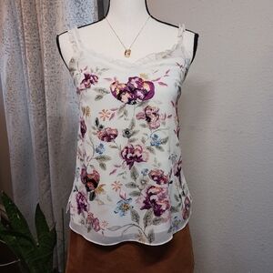 Floral Embroidered Women's Top